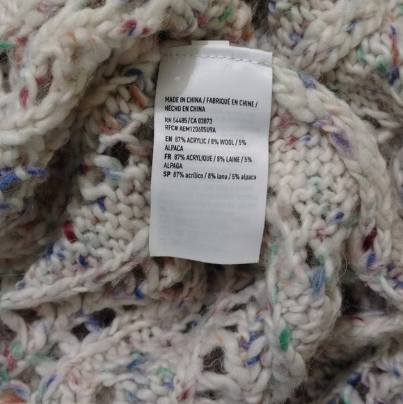 Rainbow Confetti American Eagle Sweater - Picture 8 of 12